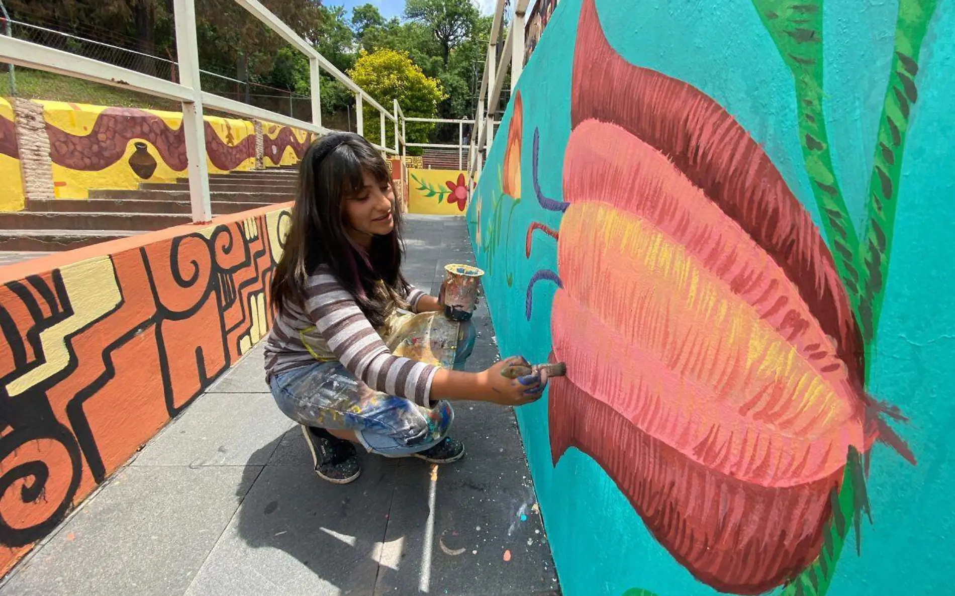 murales cholula zona arqueologica 4